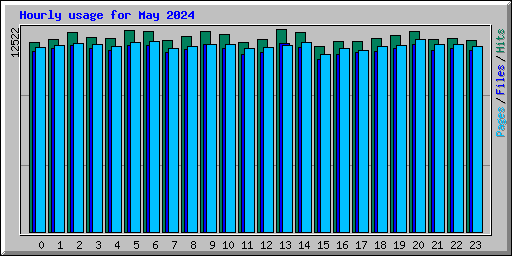 Hourly usage for May 2024
